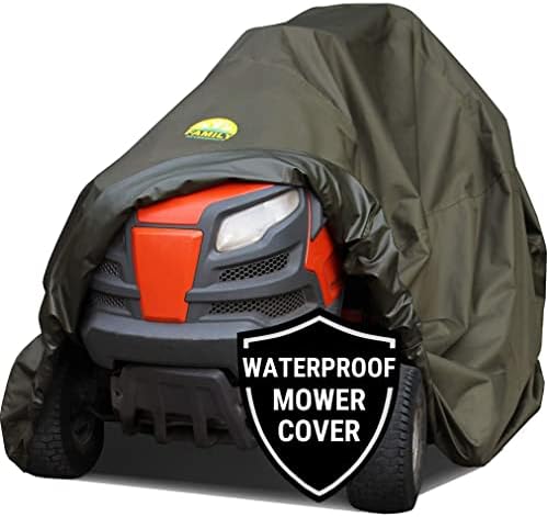 Riding Lawn Mower Cover Waterproof Outdoor, Riding Mower Cover, Riding Lawnmower Cover Waterproof Heavy Duty, Lawn Tractor Cover, Waterproof Lawn Mower Cover Waterproof Heavy Duty, Tractor Mower Cover