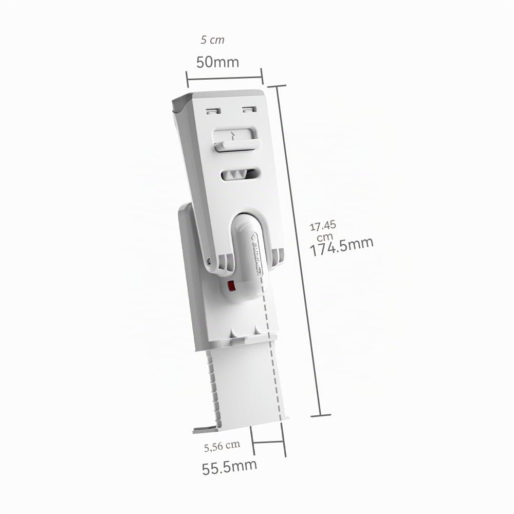 EUDEMON Tope de puerta de seguridad para bebés, protector de pellizco de dedo para niños y tope de puerta para mascotas (2 Piezas)