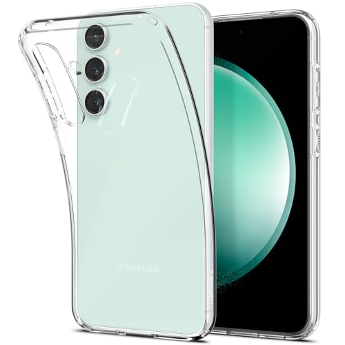 Image of Spigen Liquid Crystal | Samsung Galaxy S23 FE Case [Transparent] [Flexible] Galaxy S23 FE Back Cover | TPU - Crystal Clear