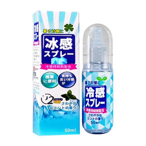 Spray de enfriamiento para la cara y el cuerpo - Spray de niebla de enfriamiento de liberación rápida | Niebla de enfriamiento instantánea | Refrigerante en el aula de dormitorios antiheloates para