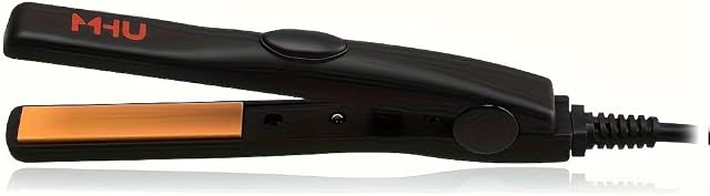 Mini Hair Straightener Flat Iron, Best for Short Hair, 0.5-inch Ceramic Plates, Consistent Professional Heat, Compact, Lightweight