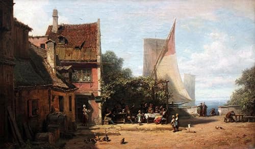 Peinture pour décoration salon Carl Spitzweg impression premium 60x90