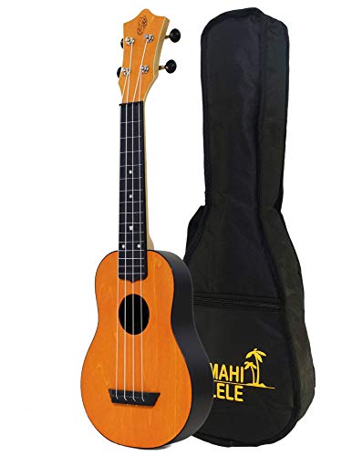 Mahilele – 3.0 – Ukulélé, couleur orange - Les Beatles, Paul McCartney, John Lennon, RIngo Starr, George Harrison Mahilele - 3.0 - Ukulélé, couleur orange