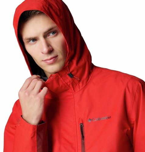 Image of Columbia Men Polyester Standard Length Omni-Tech Hikebound II Hiking and Trekking Waterproof Rain Jacket