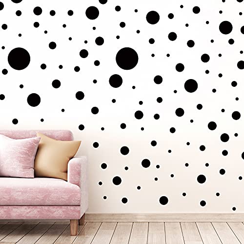 Zonon 264 Pcs Polka Dot Wall Decals for Classroom Decor Kids Circle Wall Sticker Vinyl Peel and Stick Colorful Removable for Nursery Bedroom Playroom...