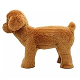 Male Dog Vents and Relieves Boredom Plush Bite-resistant Toy Pet Supplies Suitable for Bulldogs Teddy Pomeranian and Other Small Dogs (brown 17cm)