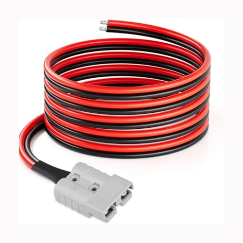 10AWG Anderson Connector 50 Amp Cable,Anderson SB50 Plug,1pc 10FT