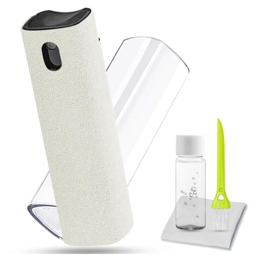 walrfid Car Screen Cleaner Spray, Electronic Touchscreen Mist Cleaning Brush Kit for TV, Laptop, iPad, iPhone, Cellphone, MacBook Pro, Tablet, PC, Computer, Monitor, LCD Screens, Eyeglasses - Cream