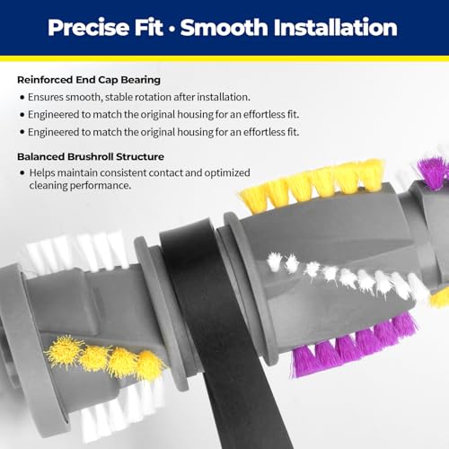 Image of Brush Roll & Belt Kit for Bissell CleanView Swivel Rewind Vacuum Fits 2252 2253 2254 2256 2258 2259 2260 2316 2486 2487 2488 2489 3195 3196 3197 3197A 3198 3198A Replace Parts 1604545 1600159 1611230