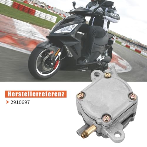 Dokili Unterdruck Benzinpumpe universal kompatibel für Hon-da Dio 50 / Bali 50 / Lead NH 50 /SYM Jet 50 EuroX/Kymco 50 90 100 125
