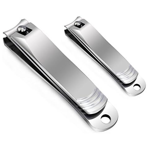 Nail Clippers Set - Chicone Stainless Steel Fingernail and Toenail Nail Cutter and Trimmer for Men Women with Gift Box Cover