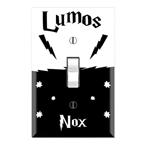 Image of Graphics Wallplates - Lumos Nox - Single Toggle Wall Plate Cover