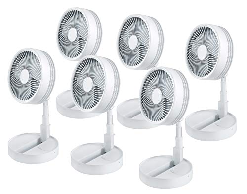 Bell+Howell MY FOLDAWAY FAN Rechargeable Fan Ultra Lightweight Portable Compact Extendable to 4 Feet High with 3 Speed Modes As Seen On TV (6)