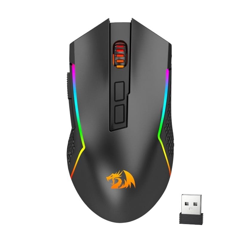 Souris de jeu sans fil Redragon M693-RGB évitez les latences avec le triple mode 8000 DPI