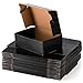 Dicunoy 30 Pack CardBoard Boxes, 9 x 6 x 3 Inches Small Shipping Boxes, Black Corrugated Cardboard Box for Mailing Packing Literature Mailer, Packaging Boxes for Gift, Small Business