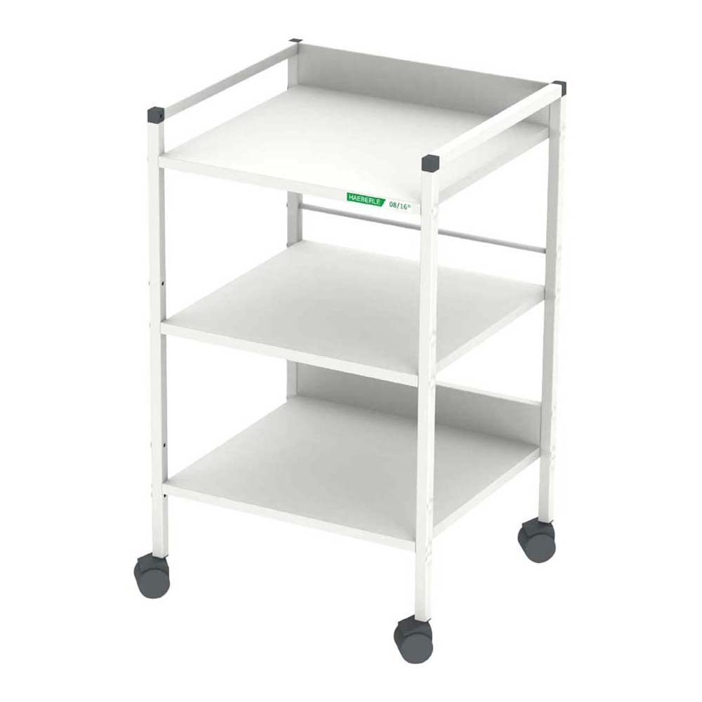 neoLab Étagère Midi 2-7042 - Bois / Mélaminé/Acier/Epoxy - 490 mm de long x 450 mm de large x 805 mm de haut - Blanc