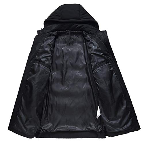 Chaqueta De Plumón para Hombre Chaquetas con Capucha De Plumón De Pato Blanco 90% Hombre, Chaquetas De Plumón De Invierno para Hombre, Talla L-6Xl