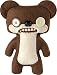 Fugglers - Funny Ugly Monster, 9" Teddy Bear Nightmare (Brown) Plush Creature with Teeth, for Ages 4 & Up