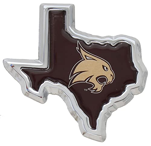 Texas State University Bobcats Metal Auto Emblem