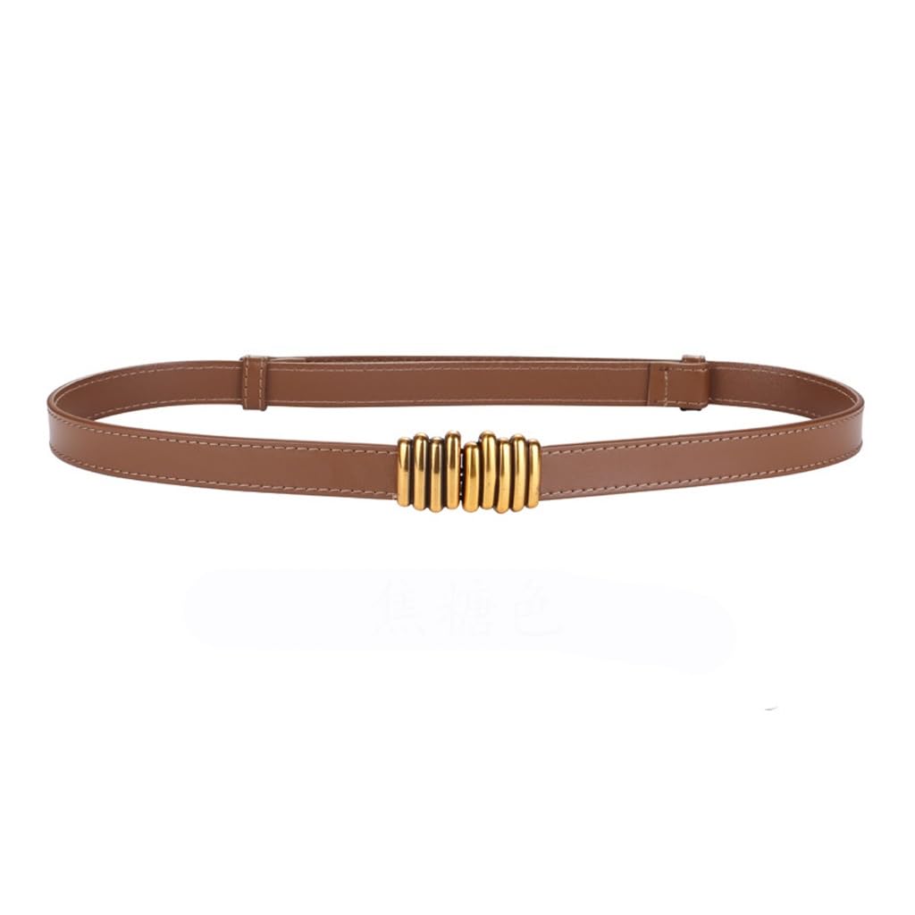 Adjustable Belt for Matching Suit Dress Belt for Womens Decoration with Waist Cinching Buckle Small Belts