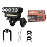 Commodité multifonctionnelle : découvrez la commodité idéale avec cet éclairage de cycle à 5 LED super lumineux. Avec une conception multifonction et un port de chargement USB Type-C, cette lampe peut être rapidement retirée de son support pour un chargement et un stockage faciles.