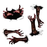 LABRIMP Vampire Decal Hands Hand Home Office Graffiti Removable Decals Sticker PVC Wall for Creepy M
