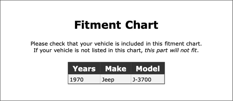 Miniatura 2 de Vapor Canister Filter Compatible With Jeep J-3700 1970 PC-688188