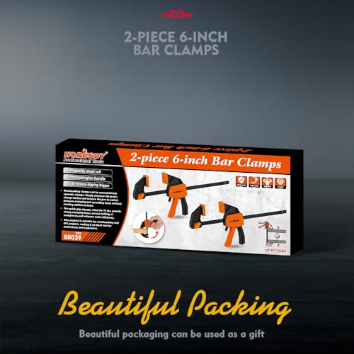 Horusdy 88039 6 Inch Mini Bar Clamps thumb #1