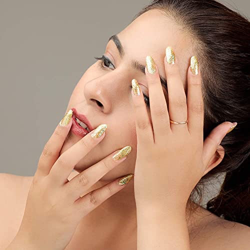 Image of Golden Sky Professional Nail Polish | Long Lasting, Quick Dry, Chip Resistant, High Shine Nail Paint | Smooth & Easy Application, Vibrant Trendy Shades for Women & Girls Party Daily Use 15ml