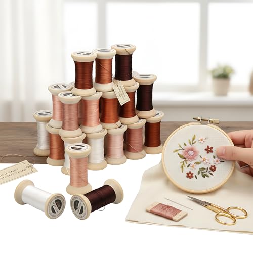 Image of Natural 100% Mulberry Handmade Embroidery Silk Thread Silk Floss (30)