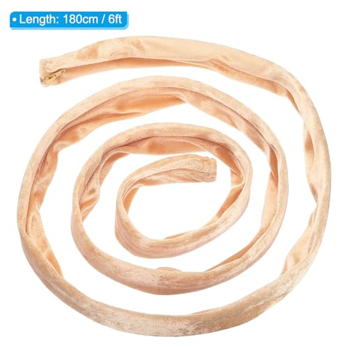 Image of PATIKIL 6ft Lamp Chain Cover, Chain Protective Sleeve Washable with Zipper for Chandelier Lighting Wires Swing Light Fixture, Champagne