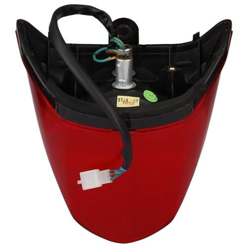 Image of Bike Tail Light Compatible for Hero Passion X Pro | Red Halogen Rear Brake Light | OEM Performance