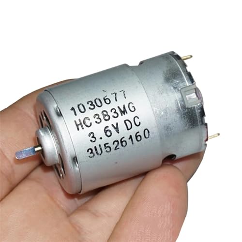 Moteur HC383 DC 3.6V 18000rpm à grande vitesse avec arbre pour mini perceuse