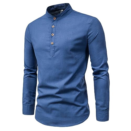 Chemise lin coton de qualité supérieure : coupe slim stretch et finitions haut de gamme.