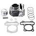 AH 61mm Big Bore Cylinder Kit With Piston Ring Pin For 4 Strokes GY6 180cc 152QMI 157QMJ Engine Scooter ATV Go Kart Taotao Baja Roketa