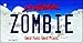 SMART BLONDE Zombie South Dakota Metal Novelty Aluminum Key Chain KC-9977
