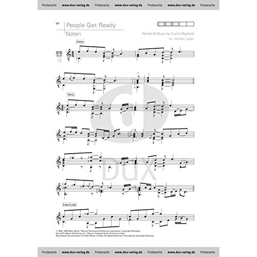 Edition Dux Acoustic Pop Guitar Solos 5 - Songboek - Image 3