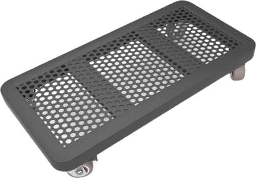 Dohera CPU�X�^���h �L���X�^�[�t�� PC���S�� PC���b�N �T�[�o�[���b�N �R���s���[�^�[�t���A�X�^���h �P�[�X ��� �ϖ��� �ω׏d ���@�\ �z�[�� �I�t�B�X�p �ƒ�p �X�ܗp �Ɩ��p (50cm×30cm,�u���b�N)