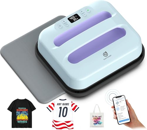 EASYCOUNT E Heat Press 12'X10', Smart Heat Press Machine with Built-in...