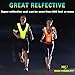 GoxRunx Reflective Running Vest Gear for Women Men Kids, Safety Reflective Vest for Night Cycling Walking Bicycle (Orange)