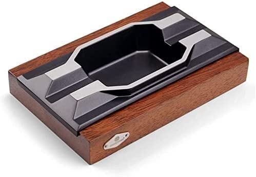 Cenaire en métal rectangulaire Cenaire carré au cendrier fantaisie au cendrier Metal Shatter - Jardin et durable cendrier Table des cigarettes extérieures Décoration de maison intérieure jiangyu1994