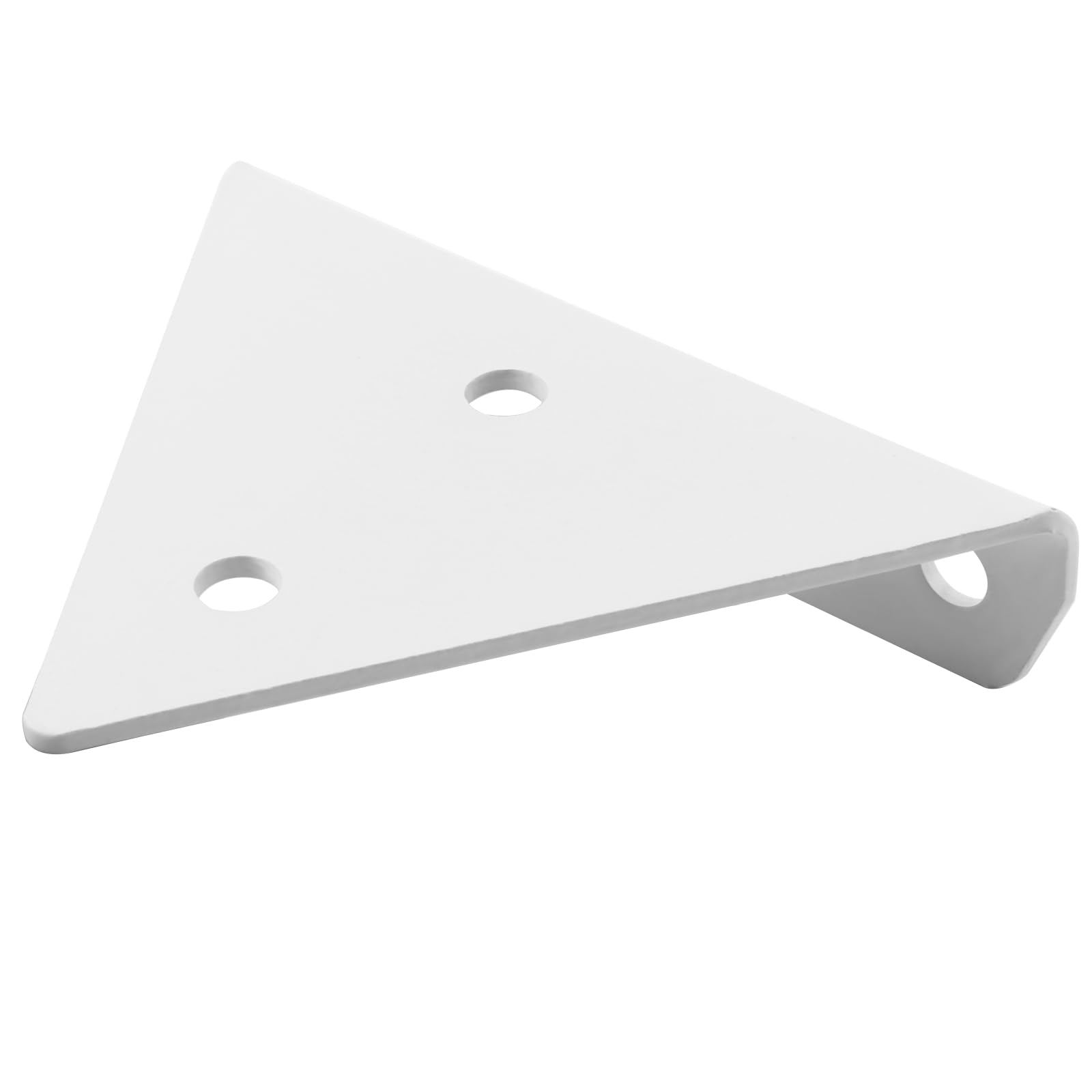 Équerre Étagère Blanche 15 CM, Conception Triangulaire Support Étagère
