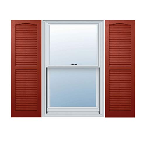 Builders Choice EVL15055RD Shutters, Red by Builders Choice - Used condition - US$23.35