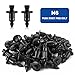 Xislet 120pcs Plastic Fender Clips Body Rivets Compatible with UTV ATV Motorcycle Sportsbike Push Pin Fairing M6 M7 M8 Retainer Fastener Replace 7661855 Fits for Polaris Honda Suzuki Yamaha