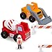 Melissa & Doug Construction Vehicle Wooden Play Set (8 pcs)