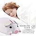 Wireless Bluetooth Mouse, Cute Animal Pig Shape, Dual Mode, Kawaii Silent Portable Lightweight 3-Button 1200DPI Wireless Mouse Battery Powered, Gift for Kids Boys Girls, for PC Laptops Tablets (White)