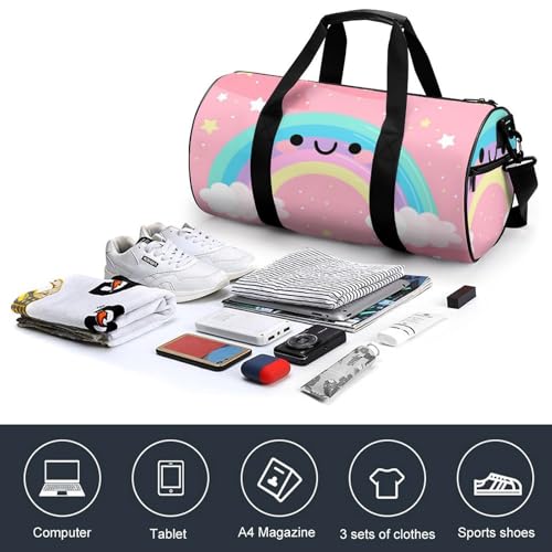 Sac de gym Étoile Arc-en-Ciel compact de 45cm pour ne plus manquer d'espace - 4