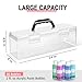 Vowcarol Acrylic Paint Storage Box, 30 Bottles Capacity Acrylic Paint Organizer for 2 fl. oz Bottles, Craft Organizer