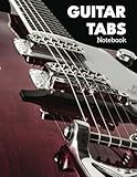 guitar tabs notebook: blank guitar tablature and chord charts for songwriters and musicians