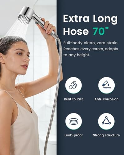 Fitespot Filtered Shower Head with Handheld 4PCS Filters ShowerHead — view 6